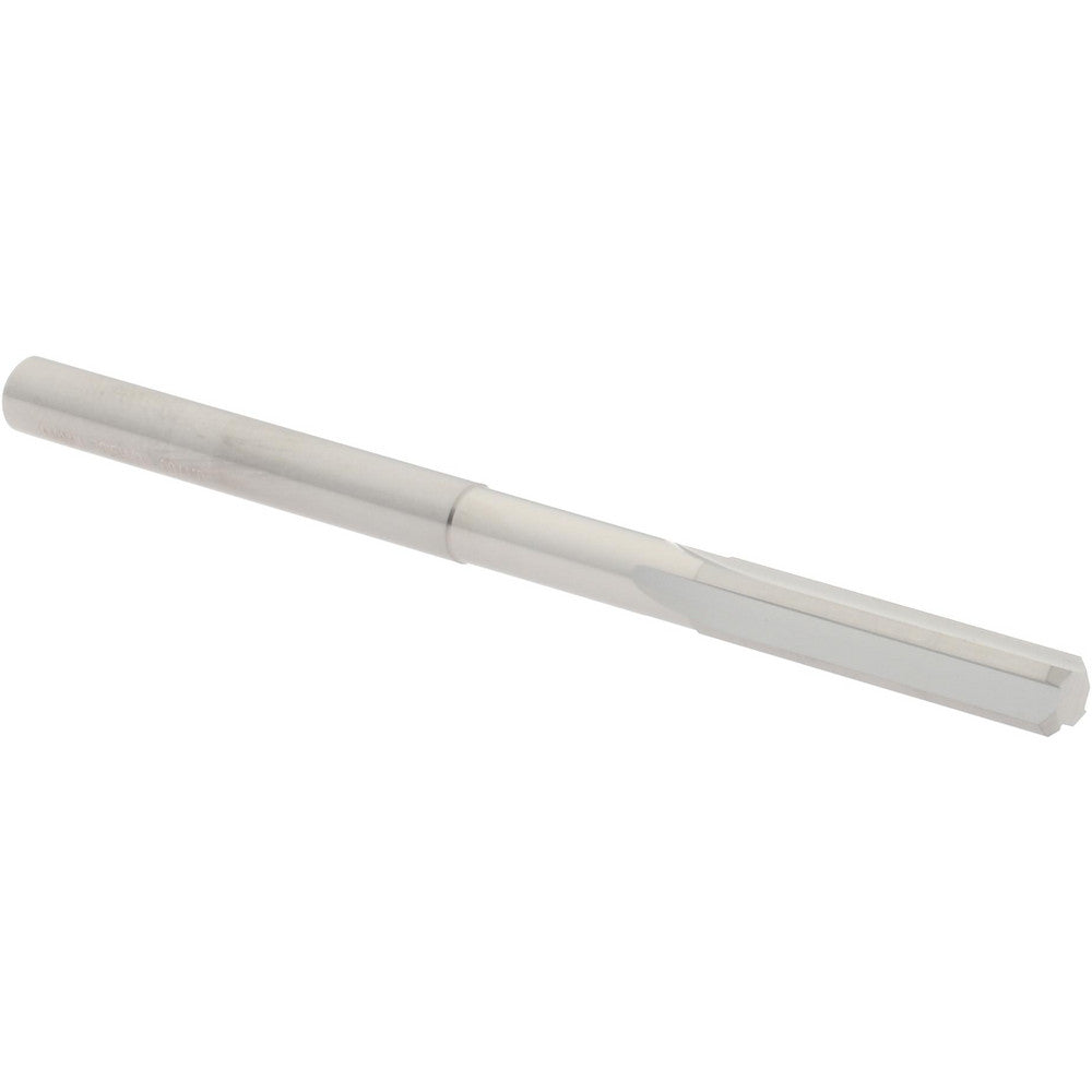 Hertel 45674983 Chucking Reamer 0.1760" Dia, 2-3/4" OAL, 7/8" Flute Length, Straight Flute, Straight-Cylindrical Shank, Solid Carbide