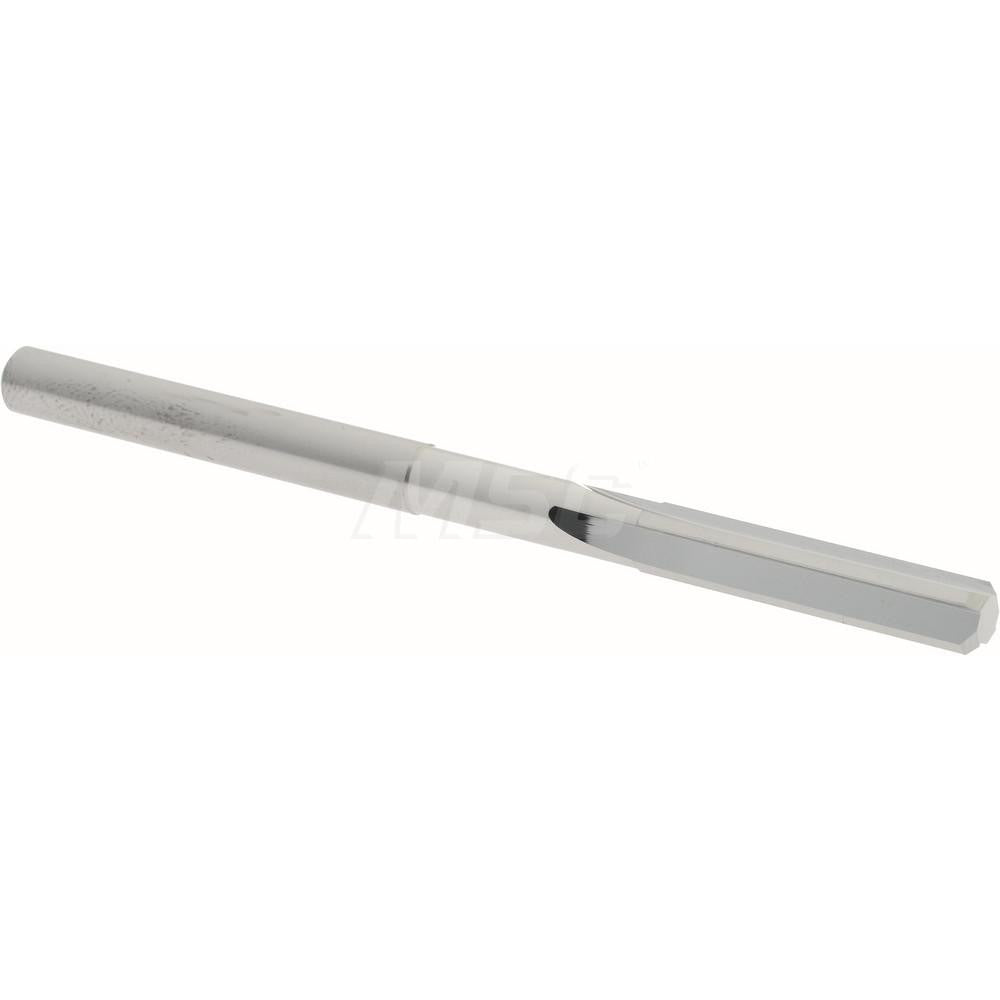 Hertel 45675006 Chucking Reamer 0.1790" Dia, 2-3/4" OAL, 7/8" Flute Length, Straight Flute, Straight-Cylindrical Shank, Solid Carbide