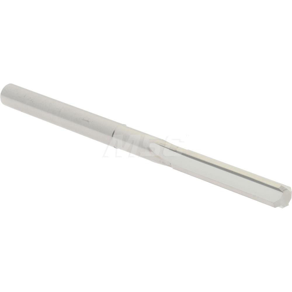 Hertel 45675204 Chucking Reamer 0.2020" Dia, 3" OAL, 1" Flute Length, Straight Flute, Straight-Cylindrical Shank, Solid Carbide