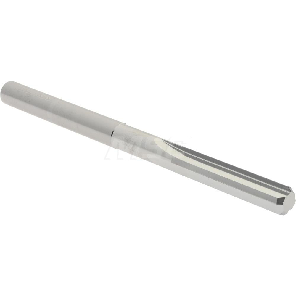 Hertel 45675295 Chucking Reamer 0.2150" Dia, 3" OAL, 1" Flute Length, Straight Flute, Straight-Cylindrical Shank, Solid Carbide