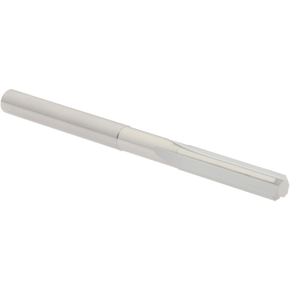 Hertel 45675345 Chucking Reamer 0.2205" Dia, 3" OAL, 1" Flute Length, Straight Flute, Straight-Cylindrical Shank, Solid Carbide