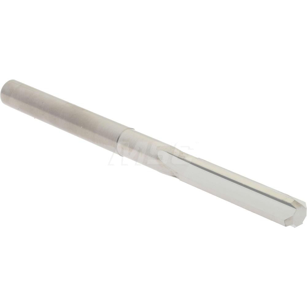 Hertel 45675352 Chucking Reamer 0.2220" Dia, 3" OAL, 1" Flute Length, Straight Flute, Straight-Cylindrical Shank, Solid Carbide