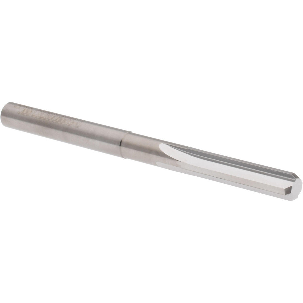 Hertel 45675436 Chucking Reamer 0.2320" Dia, 3" OAL, 1" Flute Length, Straight Flute, Straight-Cylindrical Shank, Solid Carbide