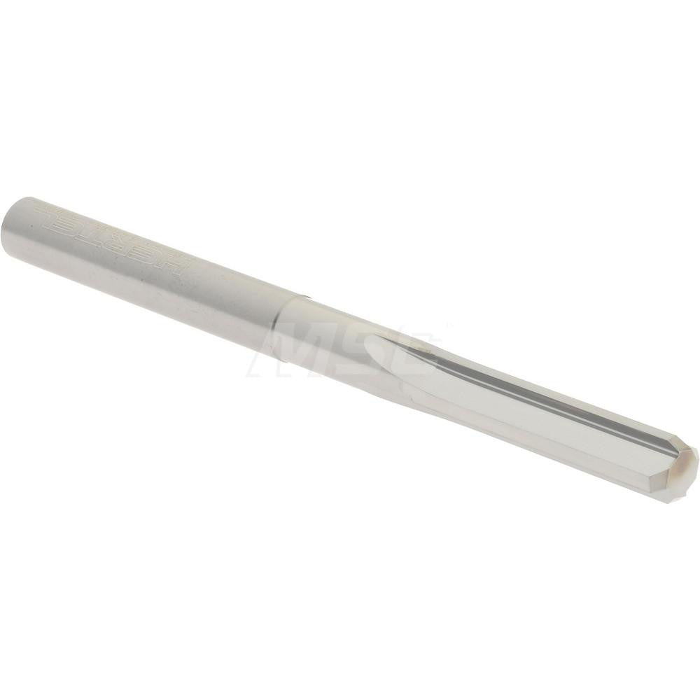 Hertel 45675485 Chucking Reamer 0.2365" Dia, 3" OAL, 1" Flute Length, Straight Flute, Straight-Cylindrical Shank, Solid Carbide