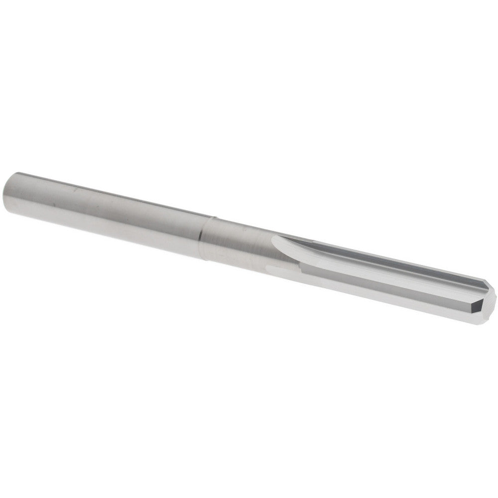 Hertel 45675550 Chucking Reamer 0.2450" Dia, 3" OAL, 1" Flute Length, Straight Flute, Straight-Cylindrical Shank, Solid Carbide