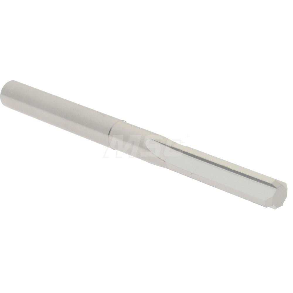 Hertel 45675584 Chucking Reamer 0.2485" Dia, 3" OAL, 1" Flute Length, Straight Flute, Straight-Cylindrical Shank, Solid Carbide