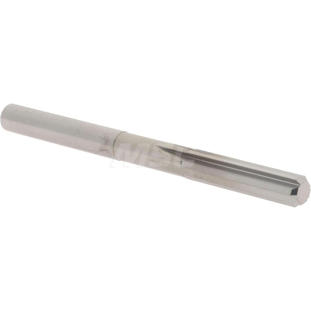 Hertel 45675642 Chucking Reamer 0.2620" Dia, 3-1/4" OAL, 1-1/8" Flute Length, Straight Flute, Straight-Cylindrical Shank, Solid Carbide