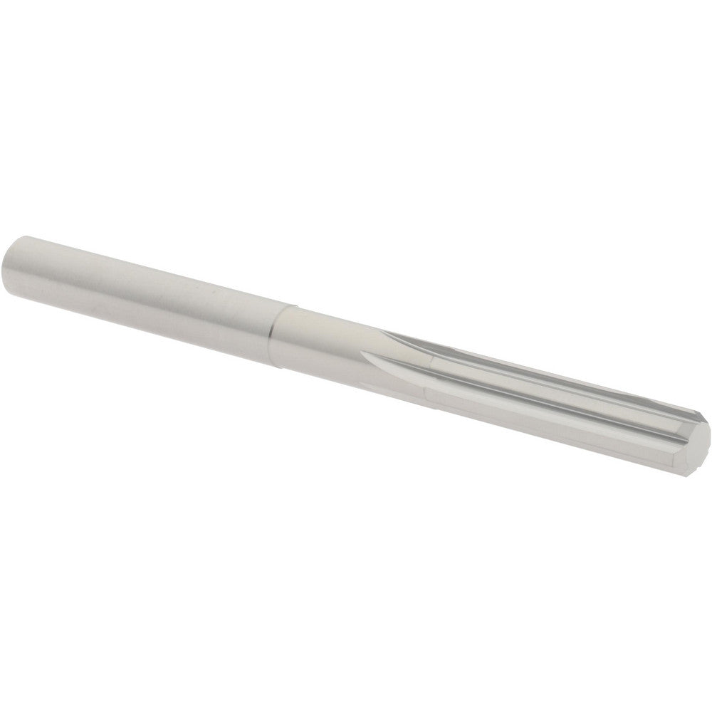 Hertel 45675659 Chucking Reamer 0.2630" Dia, 3-1/4" OAL, 1-1/8" Flute Length, Straight Flute, Straight-Cylindrical Shank, Solid Carbide
