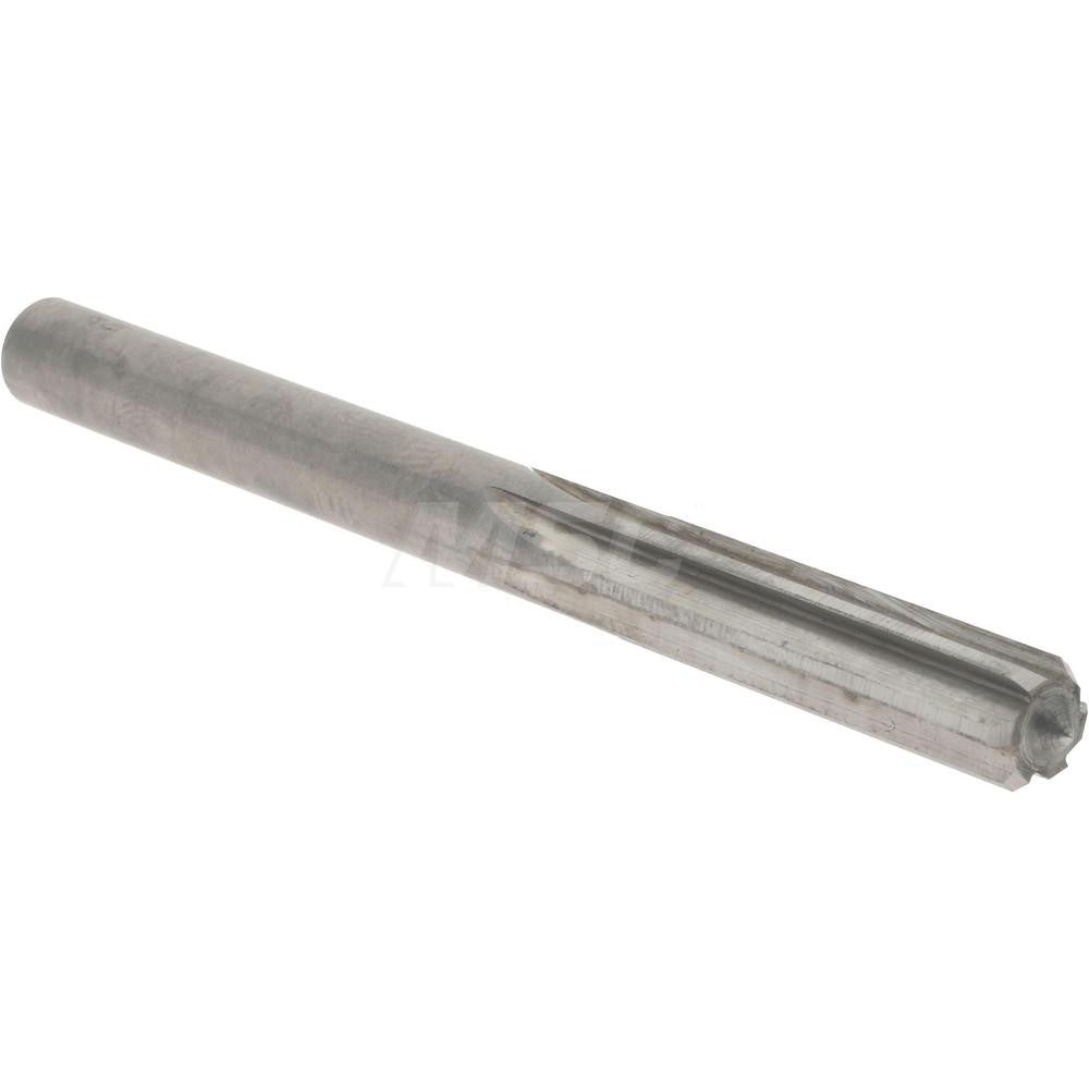 Hertel 45675758 Chucking Reamer 0.2780" Dia, 3-1/4" OAL, 1-1/8" Flute Length, Straight Flute, Straight-Cylindrical Shank, Solid Carbide