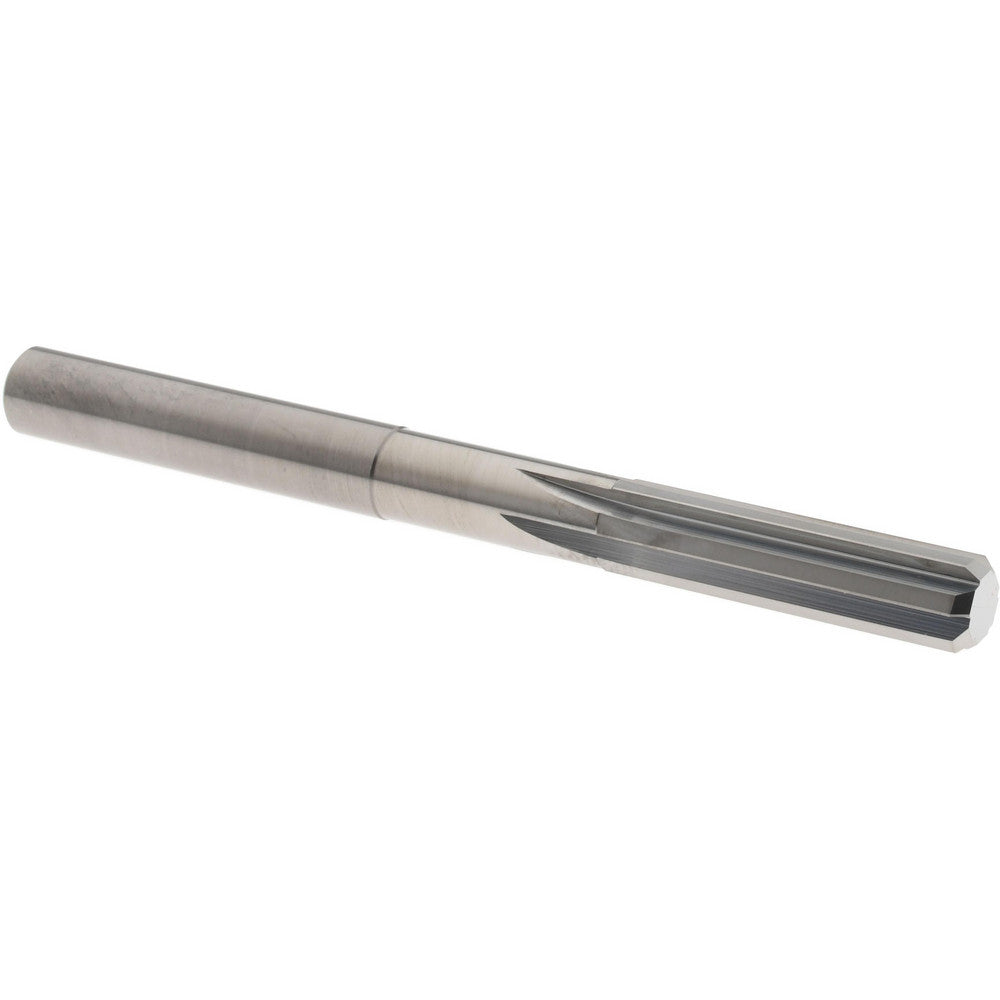 Hertel 45675824 Chucking Reamer 0.2870" Dia, 3-1/4" OAL, 1-1/8" Flute Length, Straight Flute, Straight-Cylindrical Shank, Solid Carbide