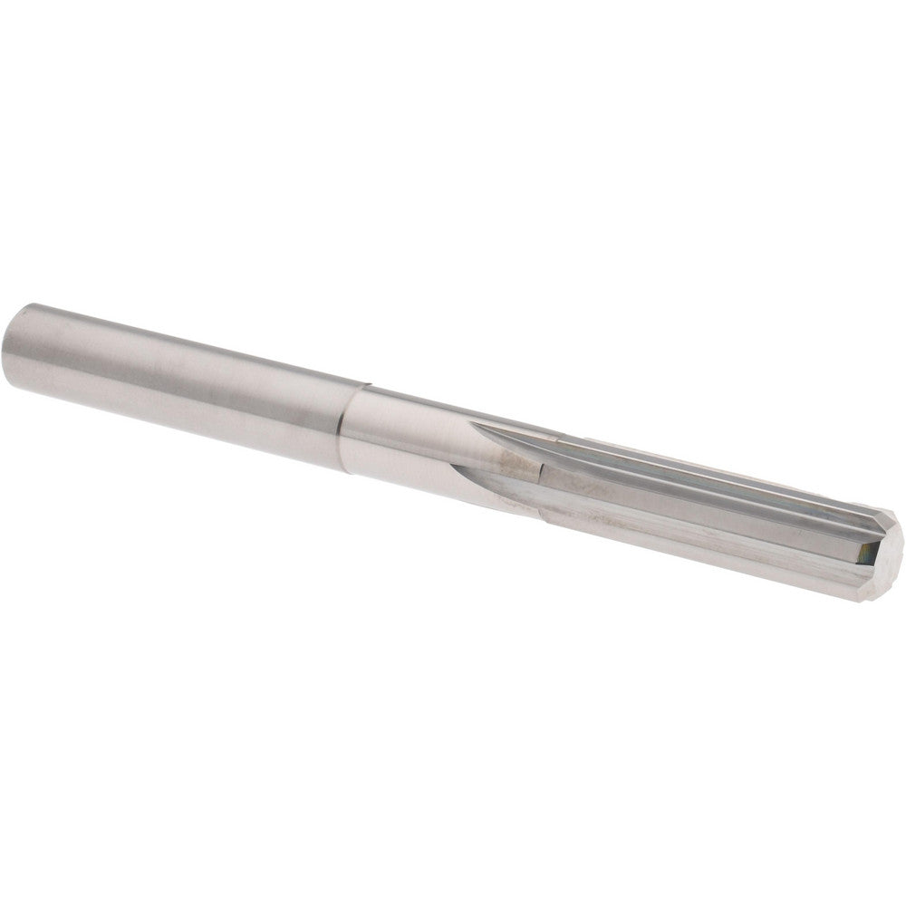 Hertel 45676004 Chucking Reamer 0.3090" Dia, 3-1/4" OAL, 1-1/8" Flute Length, Straight Flute, Straight-Cylindrical Shank, Solid Carbide