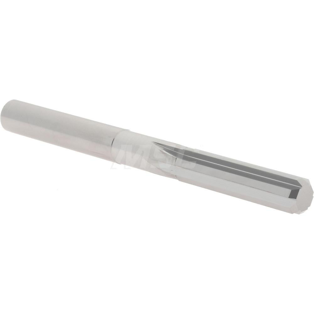 Hertel 45676061 Chucking Reamer 0.3190" Dia, 3-1/2" OAL, 1-1/4" Flute Length, Straight Flute, Straight-Cylindrical Shank, Solid Carbide
