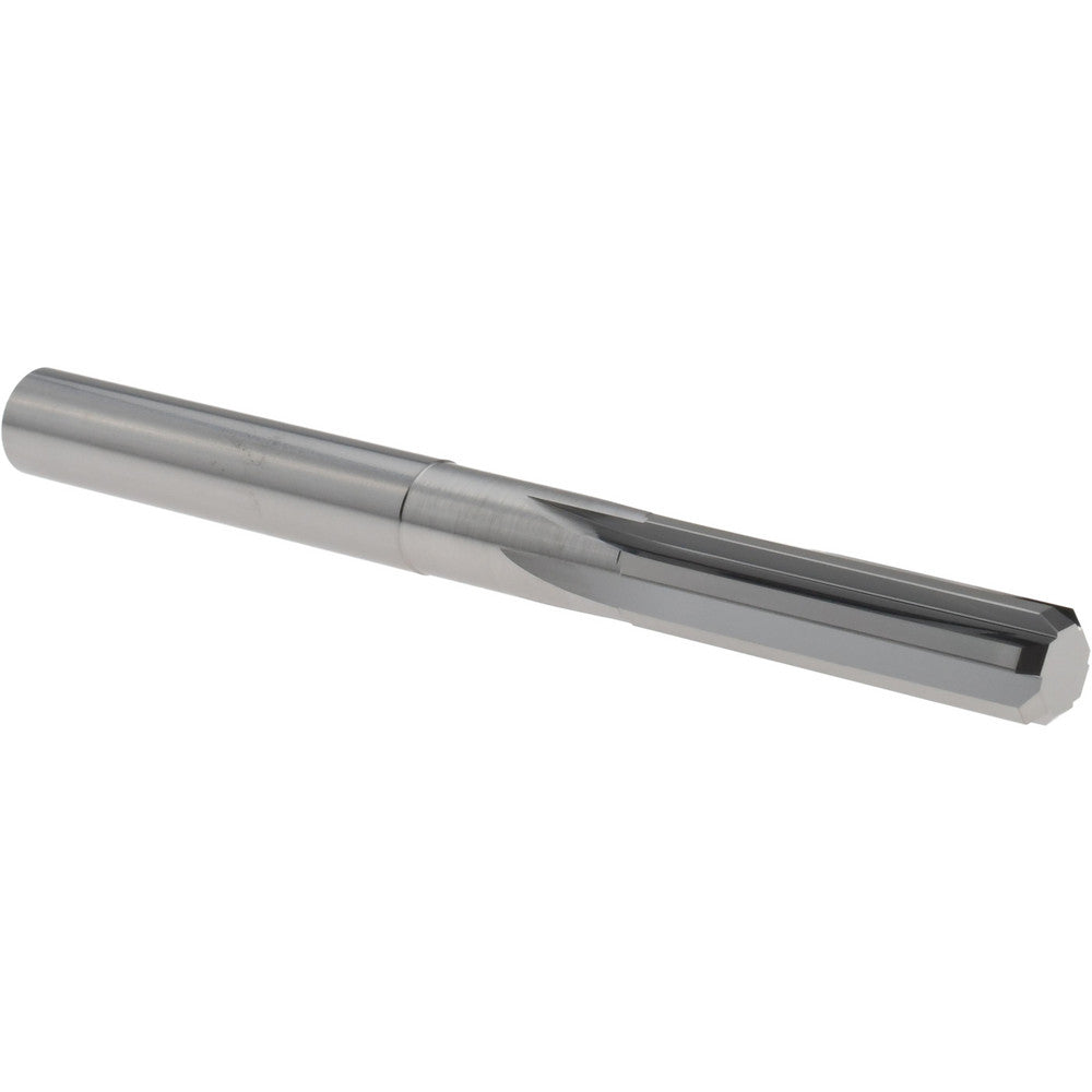 Hertel 45676079 Chucking Reamer 0.3210" Dia, 3-1/2" OAL, 1-1/4" Flute Length, Straight Flute, Straight-Cylindrical Shank, Solid Carbide