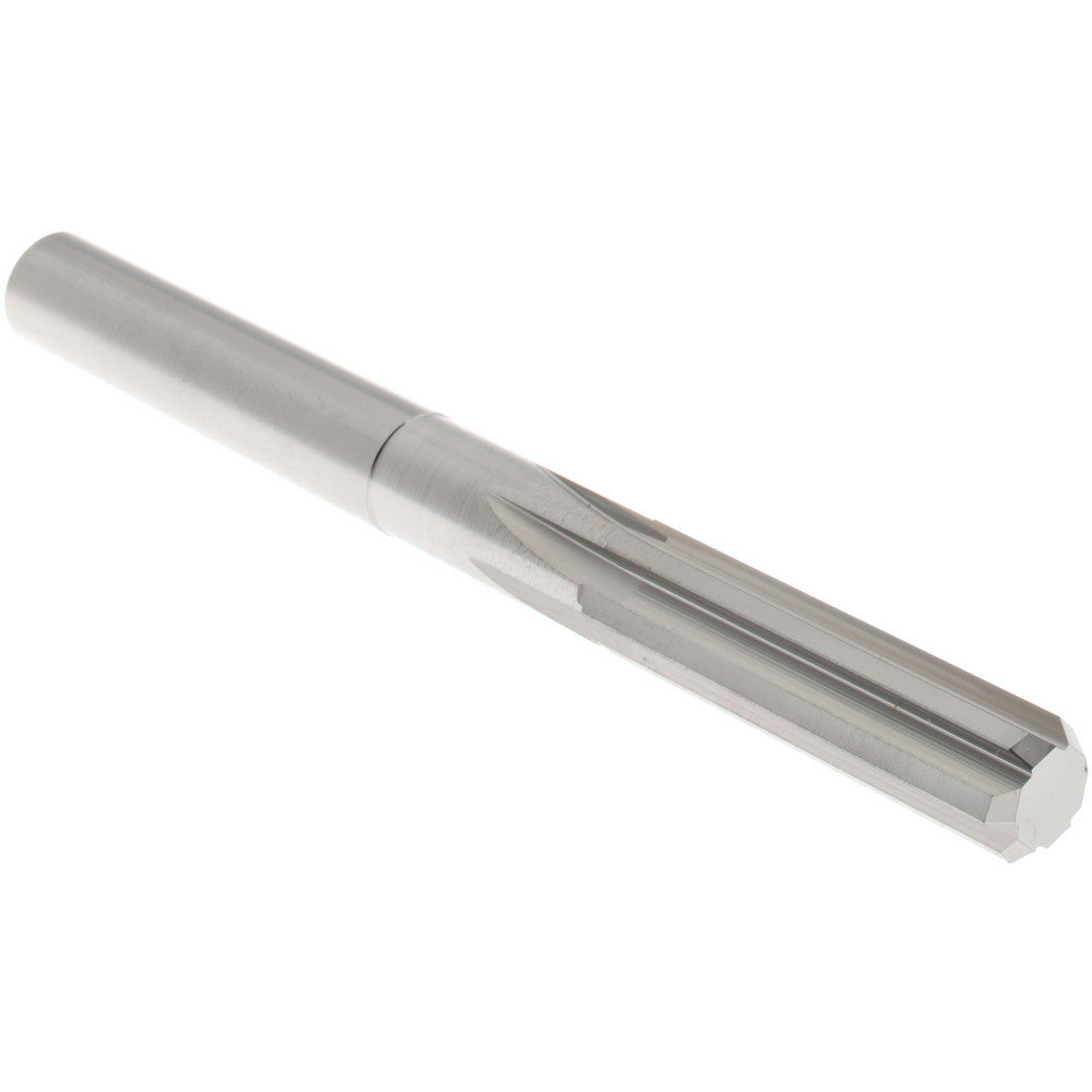 Hertel 45676095 Chucking Reamer 0.3240" Dia, 3-1/2" OAL, 1-1/4" Flute Length, Straight Flute, Straight-Cylindrical Shank, Solid Carbide