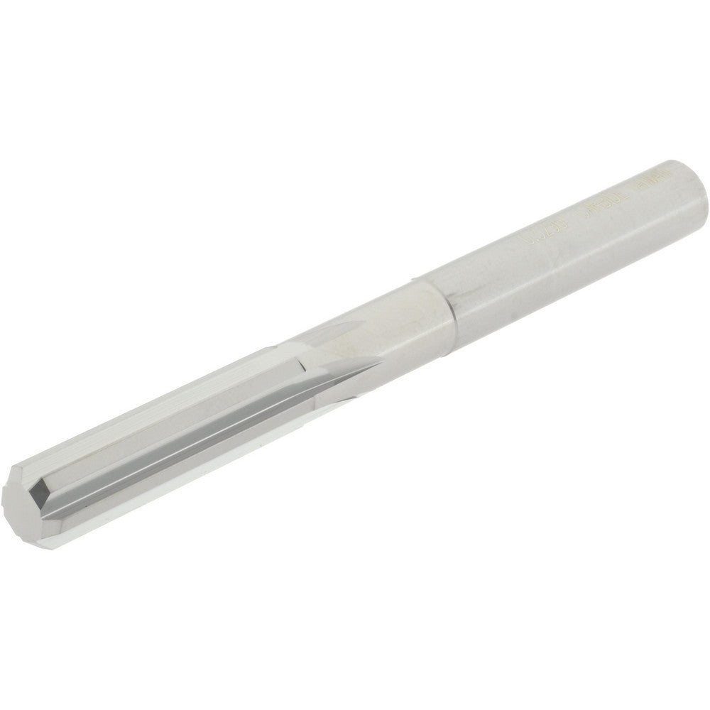 Hertel 45676145 Chucking Reamer 0.3290" Dia, 3-1/2" OAL, 1-1/4" Flute Length, Straight Flute, Straight-Cylindrical Shank, Solid Carbide