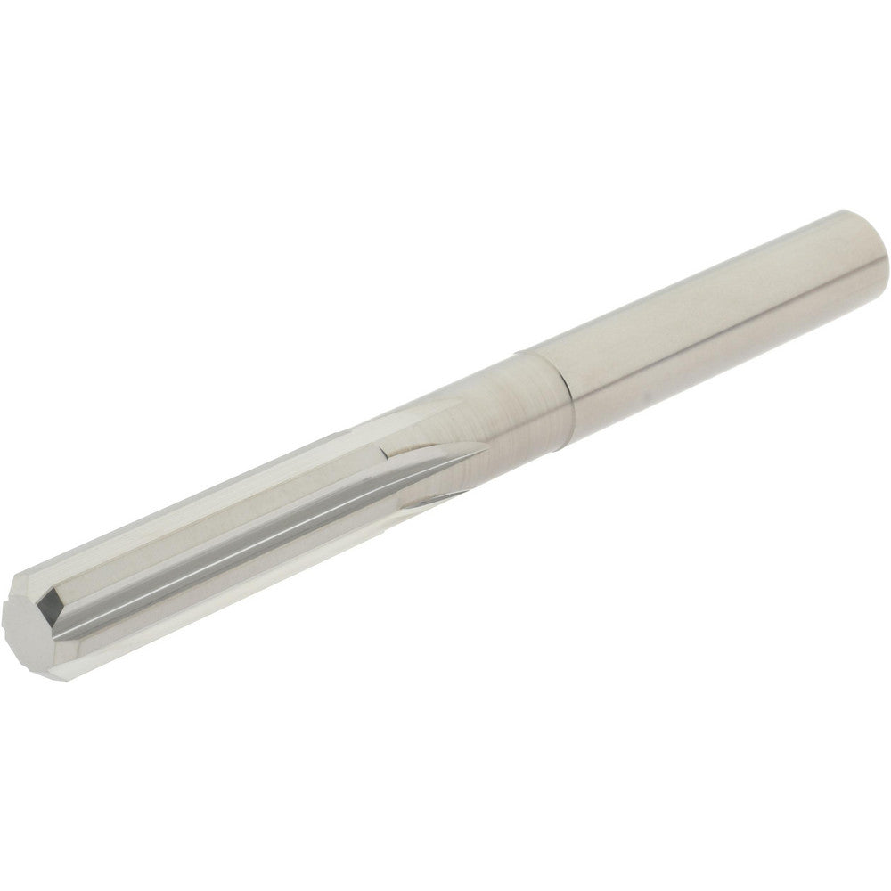 Hertel 45676152 Chucking Reamer 0.3300" Dia, 3-1/2" OAL, 1-1/4" Flute Length, Straight Flute, Straight-Cylindrical Shank, Solid Carbide