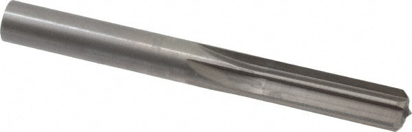 Hertel 45676491 Chucking Reamer 0.3700" Dia, 3-1/2" OAL, 1-1/4" Flute Length, Straight Flute, Straight-Cylindrical Shank, Solid Carbide