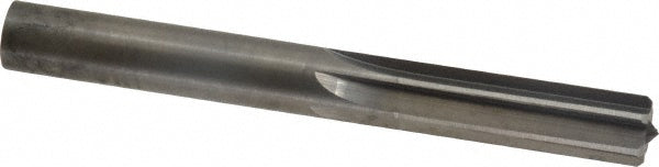 Hertel 45676798 Chucking Reamer 0.4380" Dia, 4" OAL, 1-3/8" Flute Length, Straight Flute, Straight-Cylindrical Shank, Solid Carbide