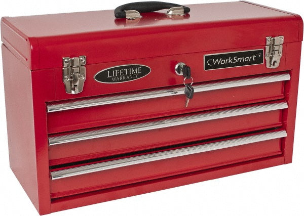 Value Collection WS-MH-TSTOR-001 Tool Chest 3 Drawers, 8-5/8" OAD, 11-7/8" OAH, 20-1/2" OAW