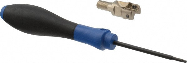 Seco 02772627 5/8" Cut Diam, 0.157" Max Depth, M8 Modular Connection Shank, 0.906" OAL, Indexable Square-Shoulder End Mill