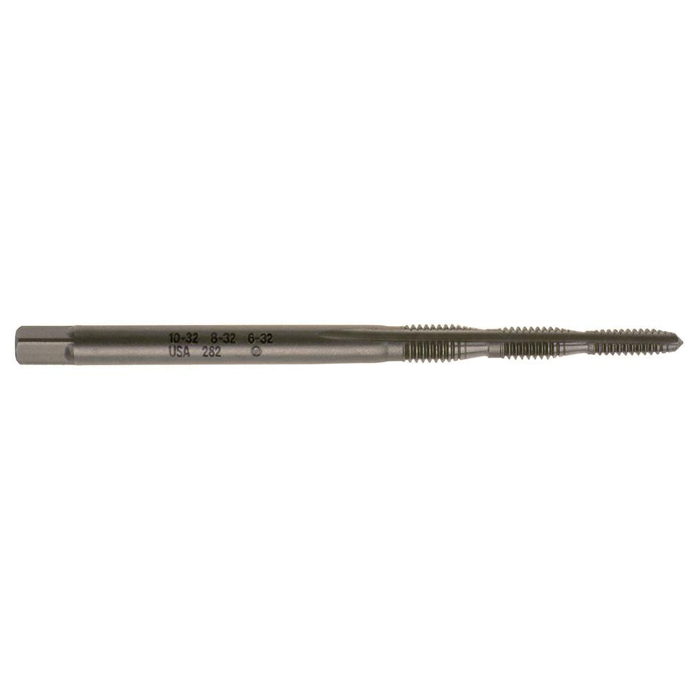 Klein Tools 626-32 Tap Set #10-32, 3 Flute, Taper, Steel, Oxide Finish