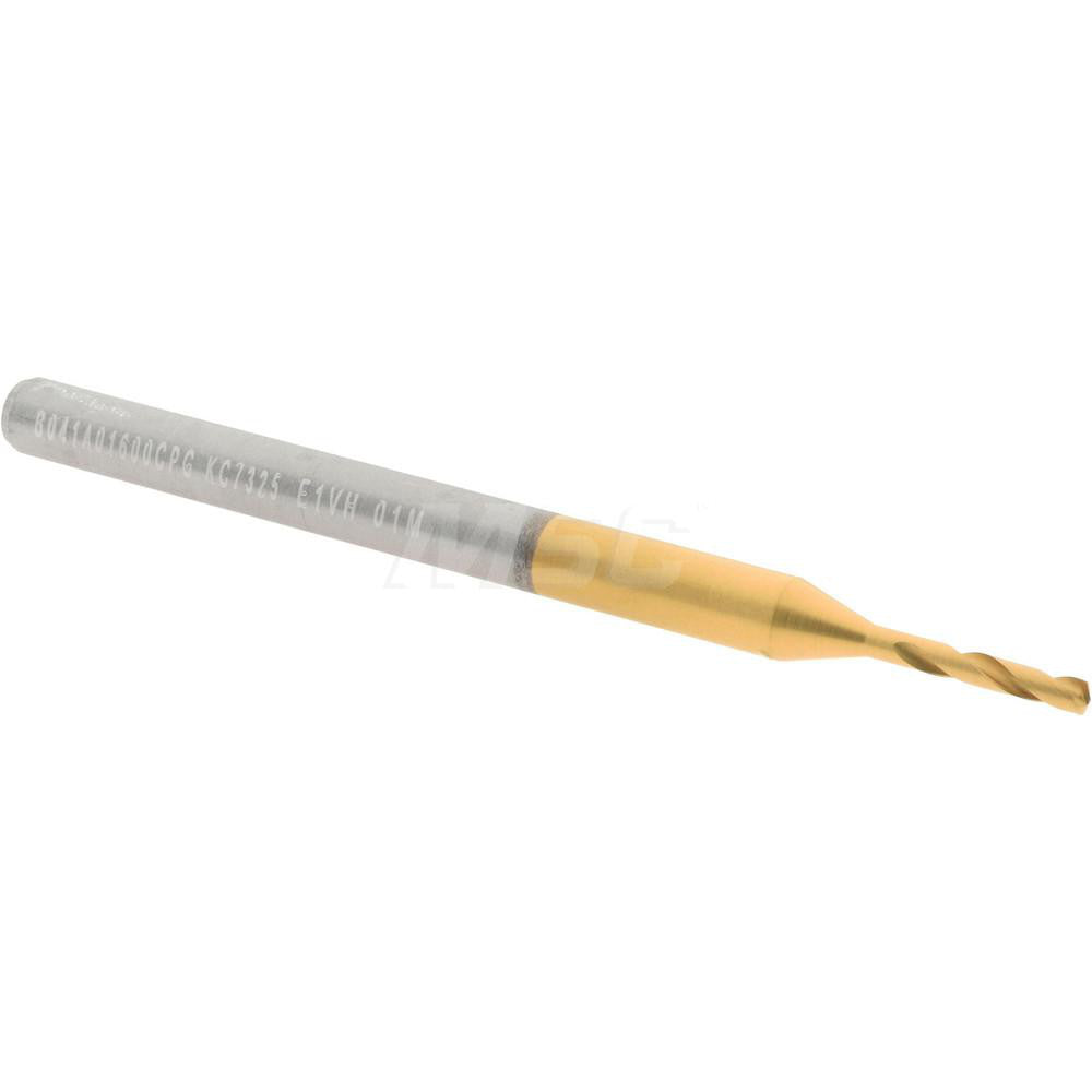 Kennametal 4151637 Screw Machine Length Drill Bit 1/16" (0.0625) Dia, 140 deg, Solid Carbide