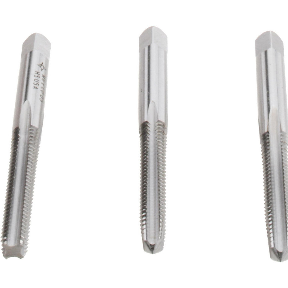Cleveland C54416 Tap Set Metric, 4 Flute, Bottoming Plug & Taper, High Speed Steel, Bright Finish