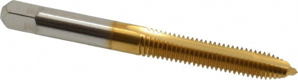Cleveland C55362 Spiral Point Tap M6 x 1, UNC, 2 Flutes, Plug, 2B, High Speed Steel, TiN Finish
