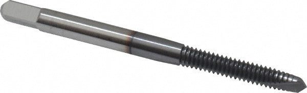 Cleveland C55380 Spiral Point Tap #8-32, UNF, 2 Flutes, Plug, 2B, High Speed Steel, TiCN Finish