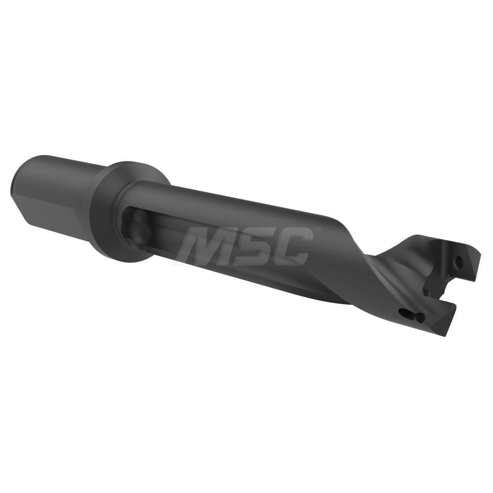 Allied Machine and Engineering 60522S-100F Replaceable-Tip Drill 22 to 23.81 mm Dia, 4.7188" Max Depth, 1" Straight-Cylindrical Shank