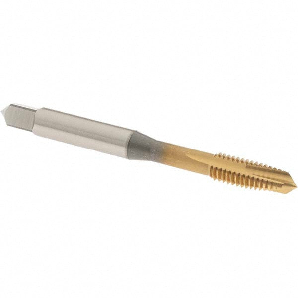 OSG 1111503005 Spiral Point Tap M6x1 Metric, 3 Flutes, Plug Chamfer, HSS, TiN Coated