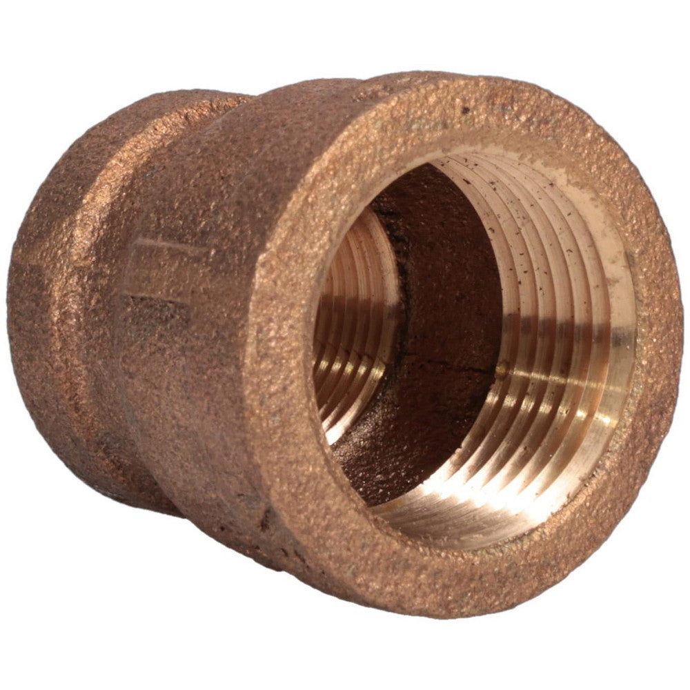 Value Collection 454-054NL Brass Pipe Reducing Coupling 1 x 3/4" Fitting, MPT, Class 125