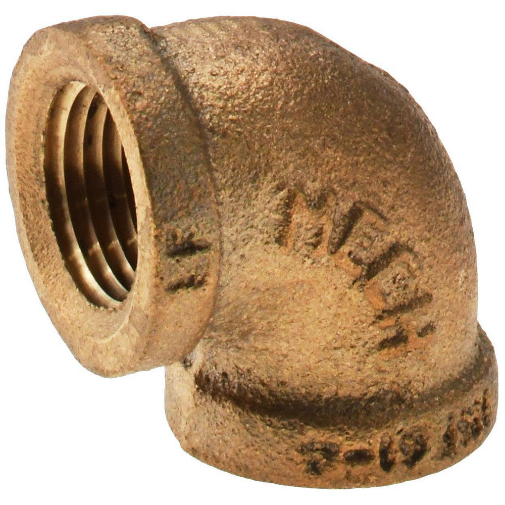 Value Collection 450-003NL Brass Pipe 90 &deg Elbow 1/2" Fitting, MPT, Class 125