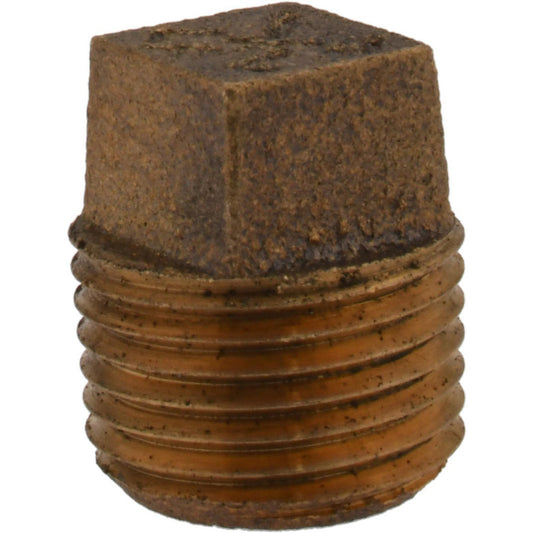 Value Collection 458-093NL Brass Pipe Plug 1/2" Fitting, MPT, Class 125