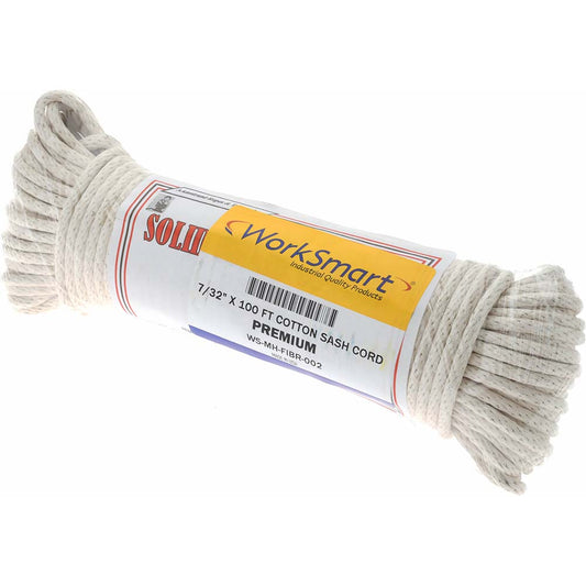 WorkSmart WS-MH-FIBR-002 Sash-Cord Twine Cotton, Natural Color