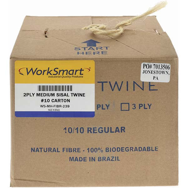 Value Collection WS-MH-FIBR-239 Tube Twine Sisal, Natural Color