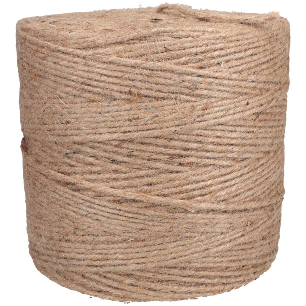 Value Collection WS-MH-FIBR-263 Spool Twine #28 Twine Dia, Jute, Natural Color