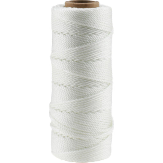 Value Collection WS-MH-FIBR-244 Twisted Seine Twine #24 Twine Dia, Nylon, White
