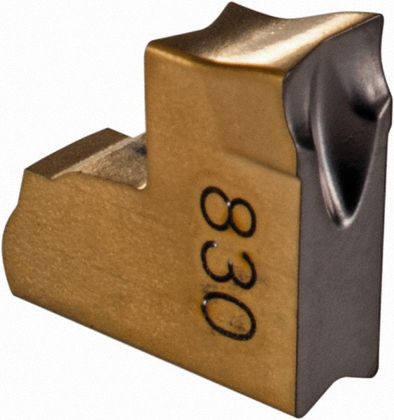 Iscar 6011395 Cutoff Insert TAGR3J-6D IC830, Carbide, 3.00 mm Cutting Width, 0.1181" Cutting Width