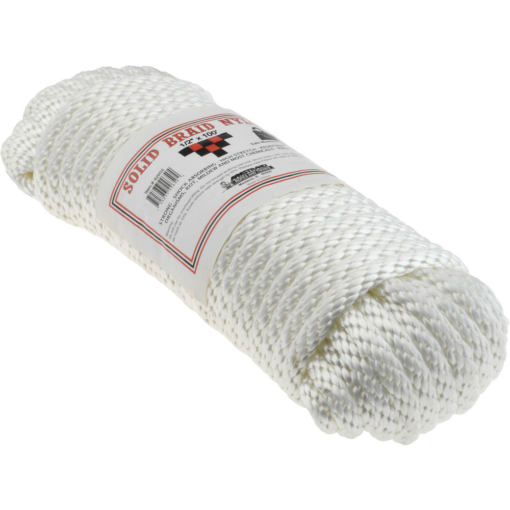 Value Collection WS-MH-FIBR-143 100' Max Length Nylon Solid Braid Rope