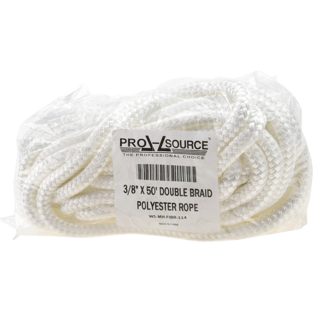 Value Collection WS-MH-FIBR-114 50' Max Length Polyester Double Braid Rope