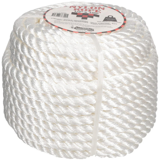 Value Collection WS-MH-FIBR-196 100' Max Length Nylon Twisted Rope