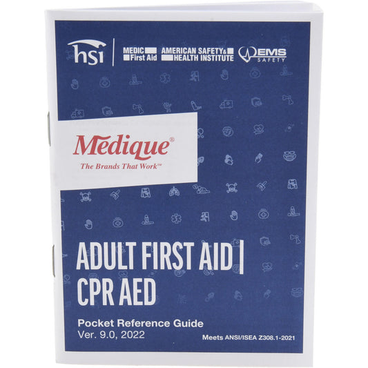 Medique 71401 First Aid Handbooks First Aid Kit Compatibility Medique First Aid Kits  Color Green  Description First Aid Handbook  