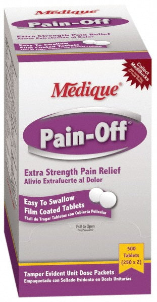 Medique 22833 Headache & Pain Relief Tablet (2) 50 Envelopes