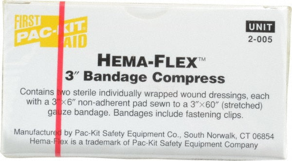 Medique 6381B 2 Qty 1 Pack 3" Long x 3" Wide, General Purpose Compress