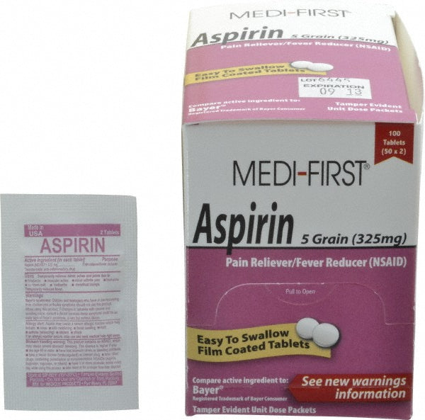Medique 80533 Headache & Pain Relief Tablet (2) 50 Envelopes