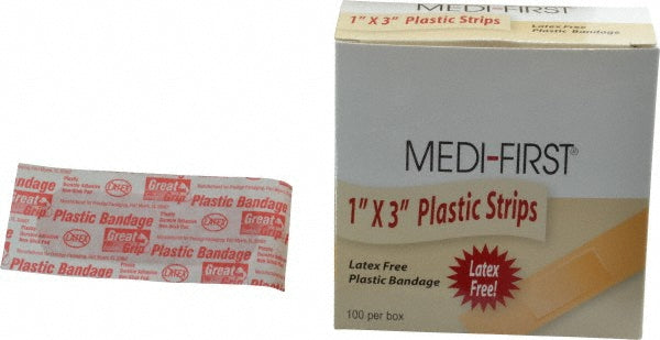 Medique 60033 100 Qty 1 Pack 3" Long x 1" Wide, General Purpose Self-Adhesive Bandage