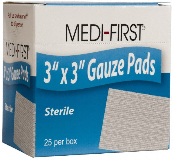 Medique 61273 25 Qty 1 Pack 3" Long x 3" Wide, General Purpose Pad