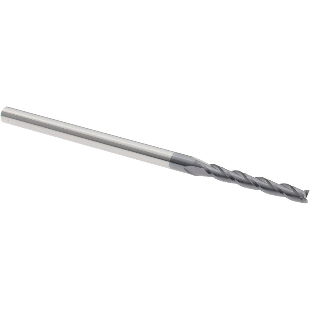 Harvey Tool 12799-C3 Square End Mill 0.1000" Dia, 0.7500" LOC, 3 Flute, Solid Carbide
