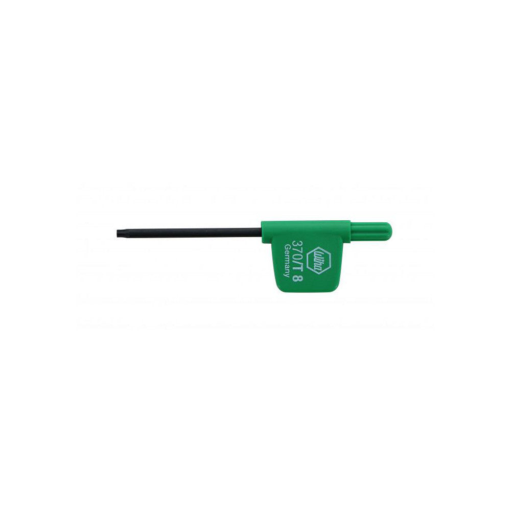Wiha 37058 Torx Key Flag Handle, T8, 2.8" OAL